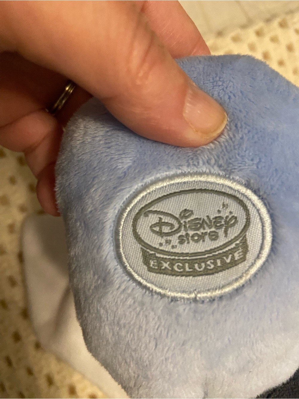 Disney Mickey Mouse Plush in Light Blue and Black - Picture 3 of 6